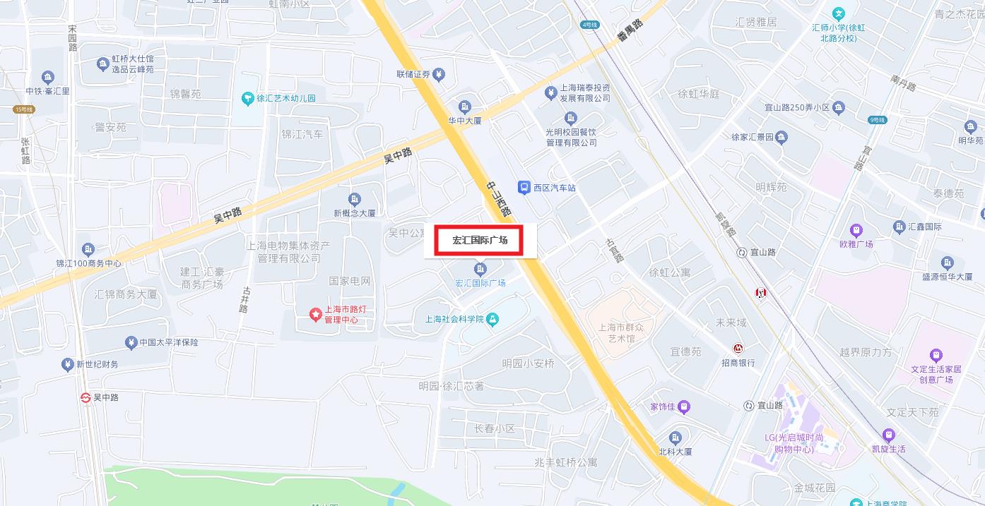 宏汇国际广场区位地图